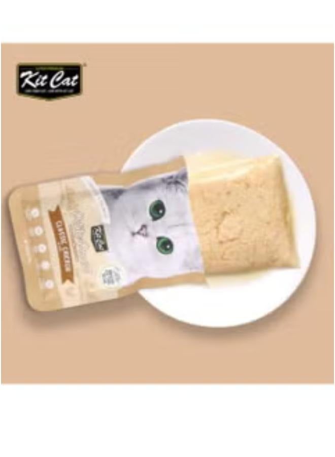 كيت كات طعام قطط رطب بنكهة الدجاج الكلاسيكية للقطط البالغة 6 أكياس بوزن 70 جرام - Image 3