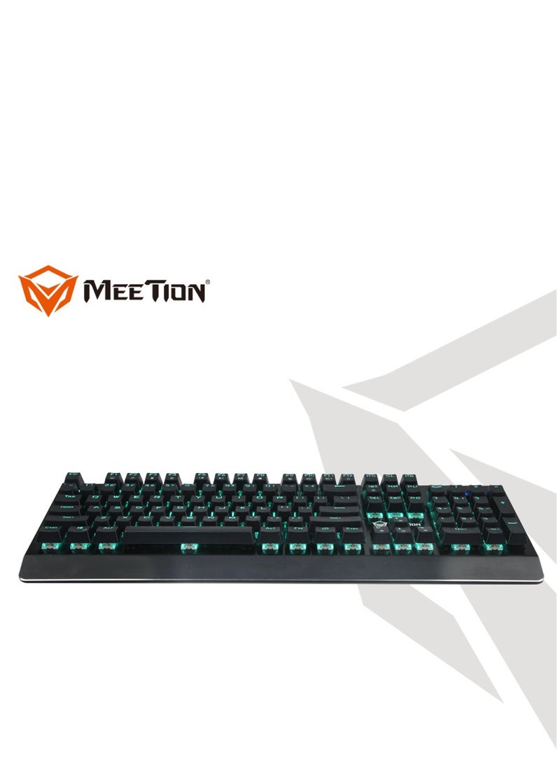 ميشين تصميم Meetion MK01 الكلاسيكي الأصلي، مفتاح كامل مضاد للظلال، 12 اختصارًا للوسائط المتعددة، كابل USB مجدول، التوصيل والتشغيل، لوحة مفاتيح ميكانيكية RGB متوافقة مع النظام  - Image 5