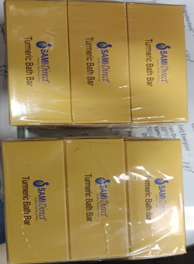 Sami Direct Turmeric Bath Bar- (3 x 75g) Pack of 2 - Image 1
