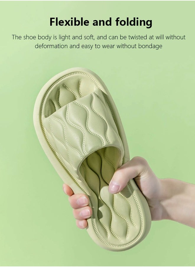 Gerenic - EVA flip flops unisex soft non-slip sandals suitable for hotel bathroom swimming size 38-39 - Image 1