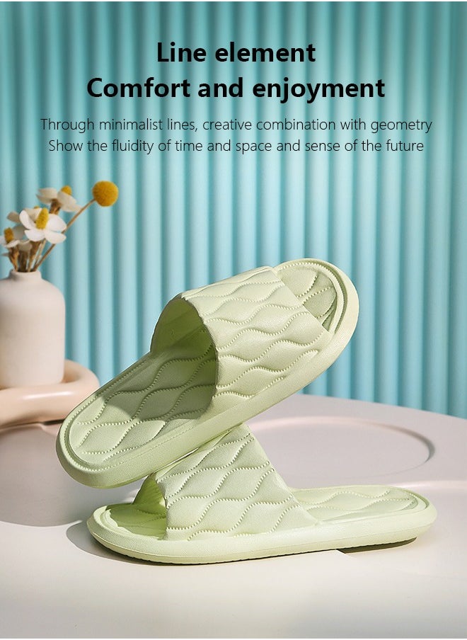Gerenic - EVA flip flops unisex soft non-slip sandals suitable for hotel bathroom swimming size 38-39 - Image 1