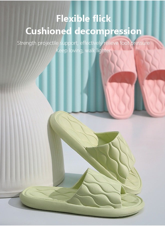 Gerenic - EVA flip flops unisex soft non-slip sandals suitable for hotel bathroom swimming size 38-39 - Image 1