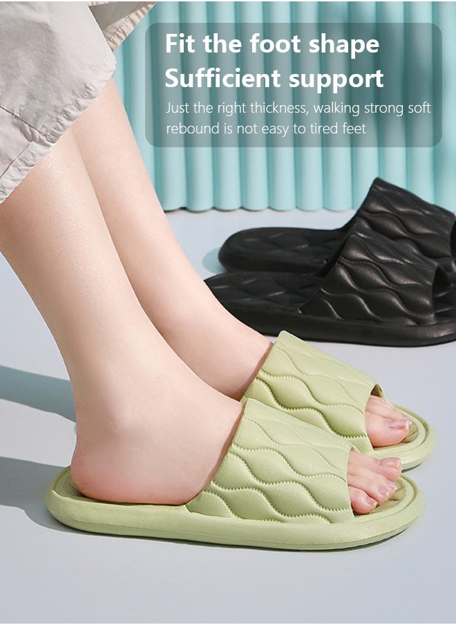 Gerenic - EVA flip flops unisex soft non-slip sandals suitable for hotel bathroom swimming size 38-39 - Image 1