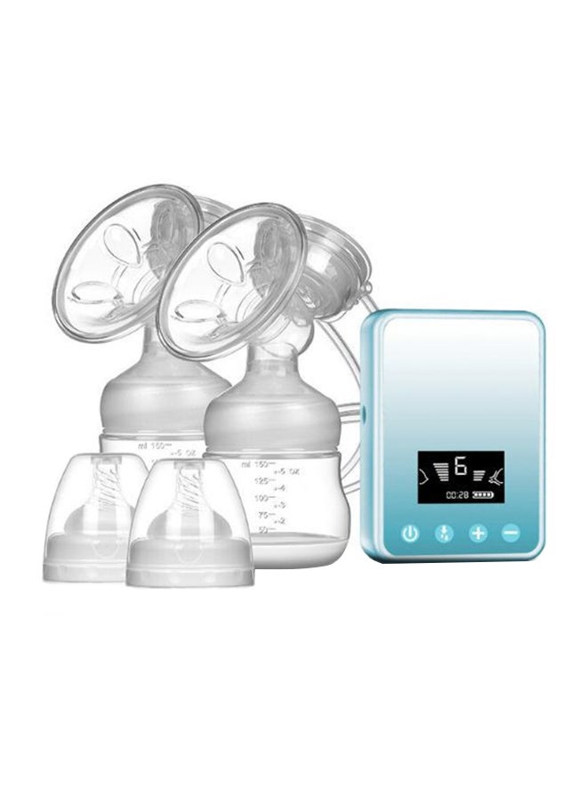 kiddoz Electric Breast Pump, 850Mah Li-Ion Battery, 150Ml Capacity, 9 Suction Levels, Bpa-Free, Portable, Blue  - Image 1