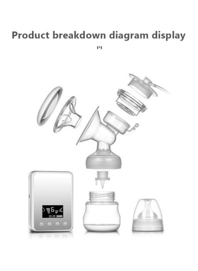 kiddoz Electric Breast Pump, 850Mah Li-Ion Battery, 150Ml Capacity, 9 Suction Levels, Bpa-Free, Portable, Blue  - Image 3