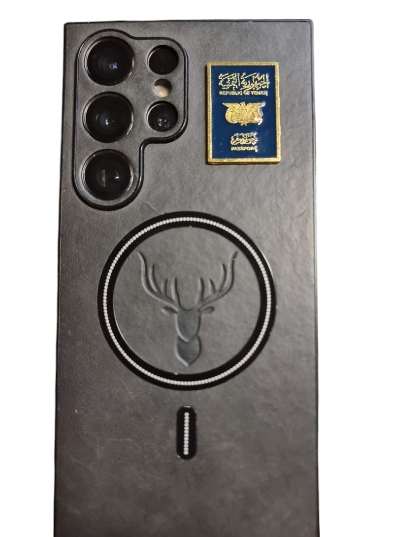 Yemen Passport Metal Mobile Phone Sticker - Image 2