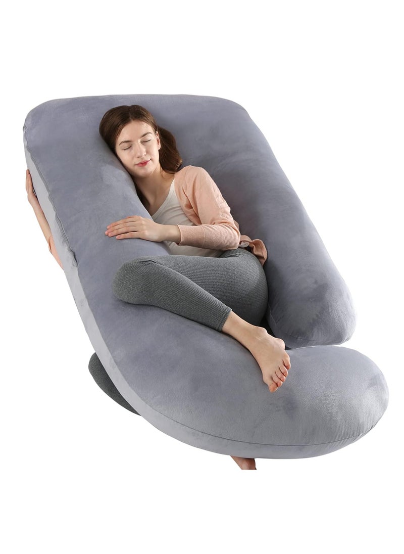 Arabest G+U-Shaped Pregnancy Pillow Full Body Maternity Support Pillow(62"x 28")  - Image 2
