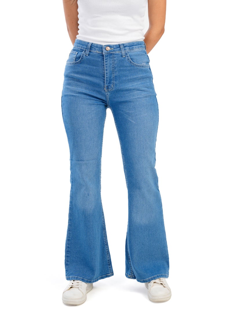 Charleston Blue Pocket Pants For Women - Dark blue - Image 5