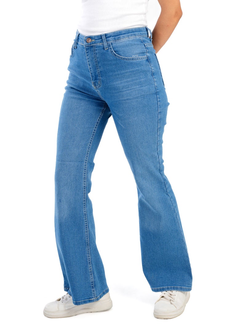 Charleston Blue Pocket Pants For Women - Dark blue - Image 4