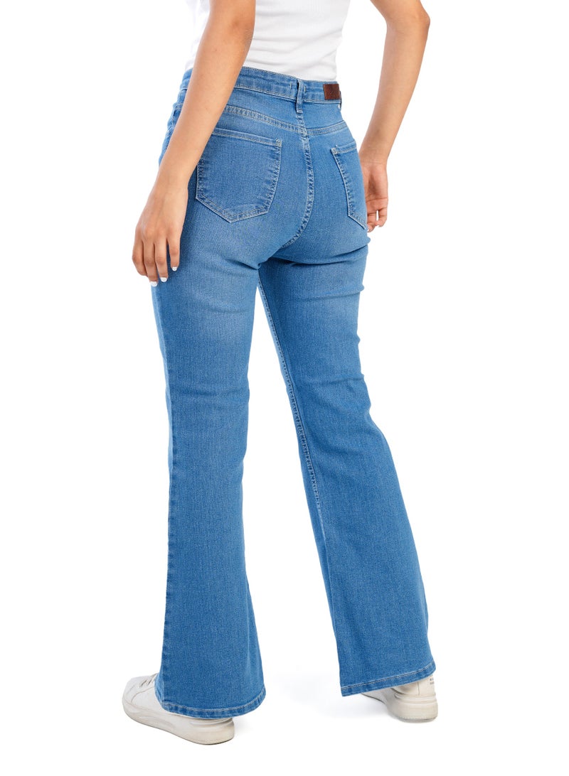 Charleston Blue Pocket Pants For Women - Dark blue - Image 3