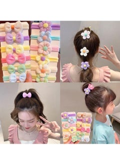 BONITO 12 Pieces Cute Baby Girls Hair, Ties Hair Accessories, New Cute Sweet Flower Bow for Girls and Women Hair Ties, Ideal Choice for Gifts  - Image 3