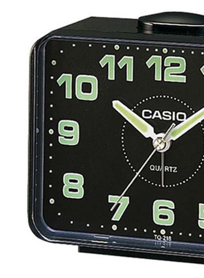 CASIO Desk Analog Alarm Clock Black 7.7 x 7.2 x 4.9cm - Image 2