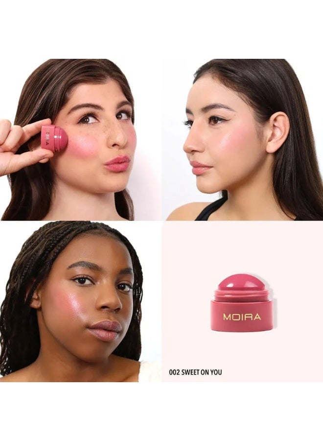 Moira Soft Blush Balm 002 Sweet On You 8.5g - Image 3