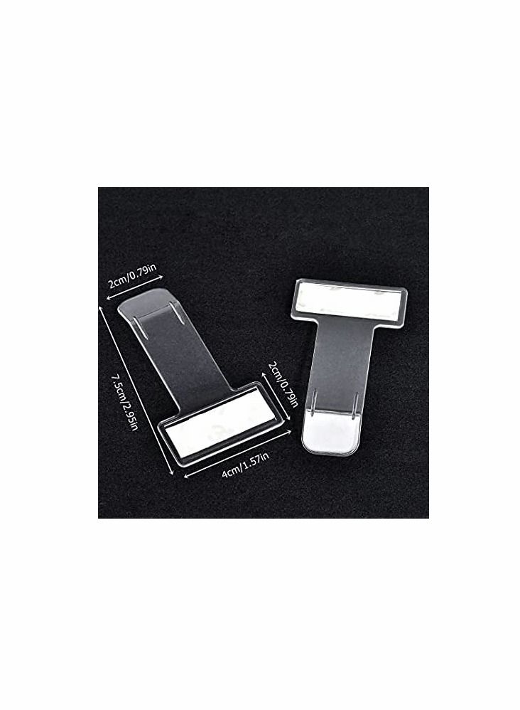 Excefore 5 Pcs Car Vehicle Parking Ticket Permit Holder Clip Sticker Windscreen Window Kit Windshield Tickets Transparent Auto Accessories - Image 4