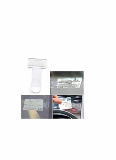 Excefore 5 Pcs Car Vehicle Parking Ticket Permit Holder Clip Sticker Windscreen Window Kit Windshield Tickets Transparent Auto Accessories  - Image 2