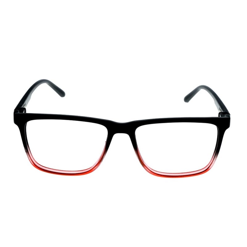 Lens+ Lensplus Square TR Full Rim Eyeglasses with Blue Cut Lightweight Unisex Eyewear for Men & Women | Stylish Computer & Daily Use Frame - Image 1
