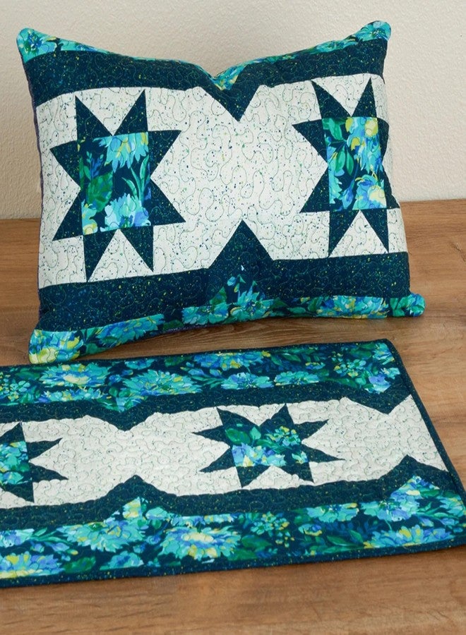 Fabric Cafe Make It Home With 3-Yard Quilts Pattern Booklet - 21 Easy Quilt Projects | 7 Quilt Patterns with Matching Table Runners, Pillow Covers & More | Includes Lap, Twin & Queen/King Size Options - Image 4