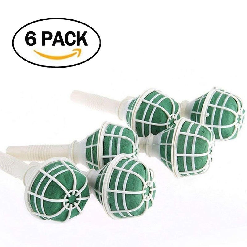 ORANGEHOME 6-Pack Bouquet Holder, DIY Wedding Foam Bouquet Handle Bridal Floral Fresh Artificial Flower Holder Decoration - Image 2