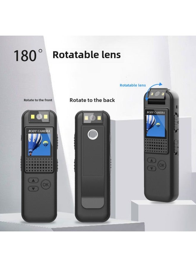CS09 4K High Definition Recorder Back Clip Camera 1080p Camera Live Recording Sports Camera USB 2.0 Interface Auto Focus-Color:CS05  - Image 3
