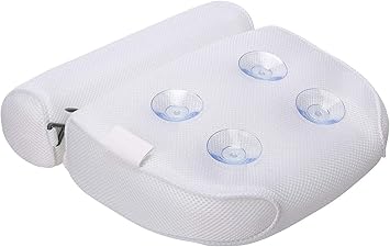 GREENFIELDS Bath Tub Spa Pillow Cushion Neck Back Support Bathtub Suction Cup Cushion For Ergonomic Headrest Back Support Waterproof Design Ideal For Children And Elderly - Image 5