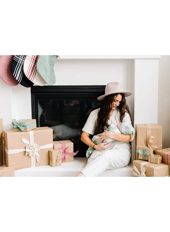 Copper Pearl Large Premium Knit Baby Swaddle Receiving Blanket Pine - Image 4