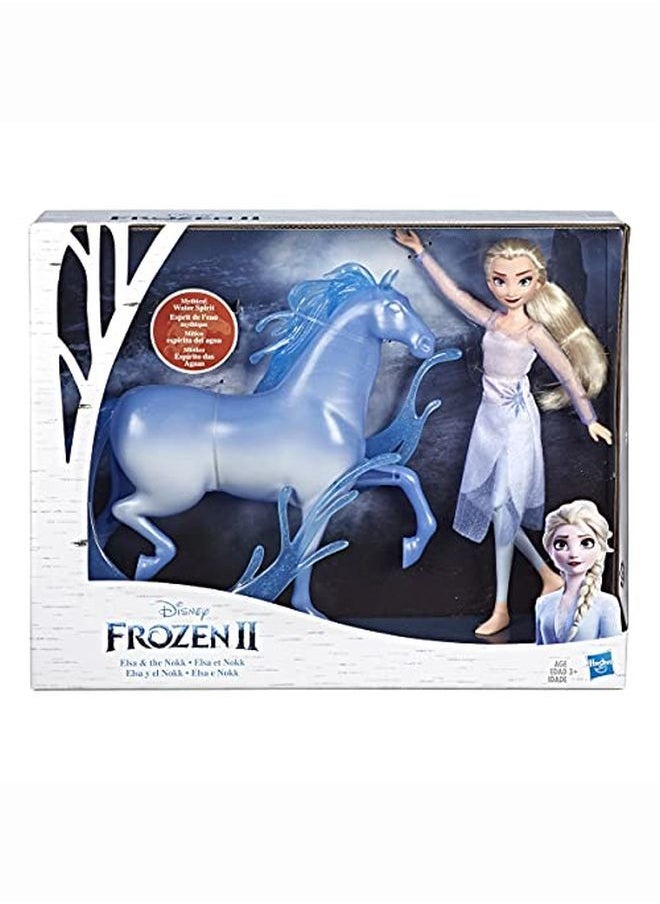 Disney FROZEN - S Frozen 2 Elsa Doll And Nokk Figure Toy For Kids 3 And Up - Image 1