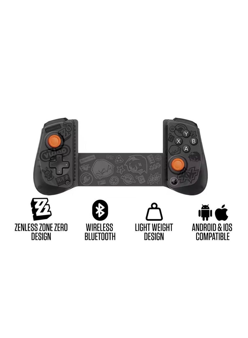جايم وحدة تحكم ألعاب محمولة لاسلكية GameSir X5s Zenless Zone Zero Phantom Black لأجهزة Android و iPhone و Switch والكمبيوتر - Image 2