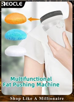 REOCLE Body Sculpting Machine Cellulite Massager Electric Cellulite Massager with 2 Washable Pads Handheld Body Massager for Belly & Leg & Arms  - Image 1