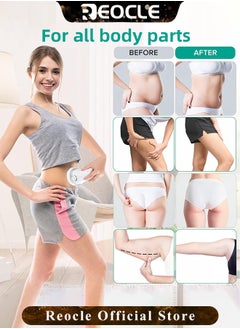 REOCLE Body Sculpting Machine Cellulite Massager Electric Cellulite Massager with 2 Washable Pads Handheld Body Massager for Belly & Leg & Arms  - Image 3