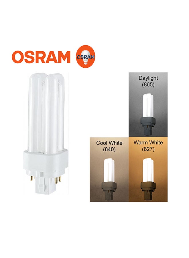 Osram Dulux DE 4 Pin Bulb 18W Warm White, Energy Saving Lamp (Pack of 4) - Image 5