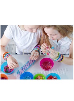 ESSEN Loom Rubber Bands Bracelet Jewelry Making DIY Craft Kit 7000+ pcs  - Image 5