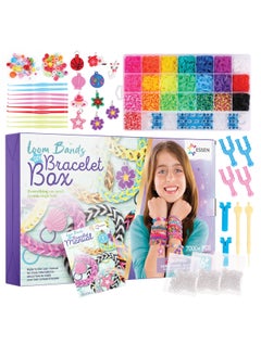 ESSEN Loom Rubber Bands Bracelet Jewelry Making DIY Craft Kit 7000+ pcs  - Image 1
