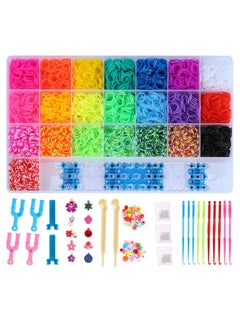 ESSEN Loom Rubber Bands Bracelet Jewelry Making DIY Craft Kit 7000+ pcs  - Image 2