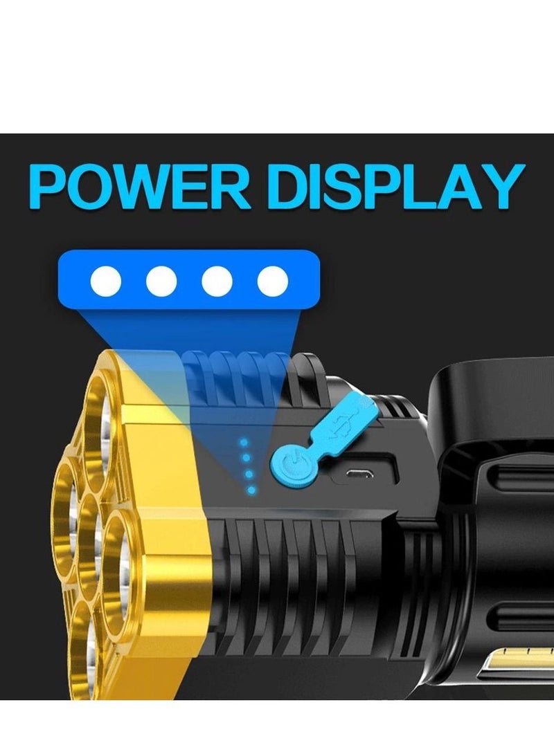 Portable LED Mini Flashlight Black - Image 1