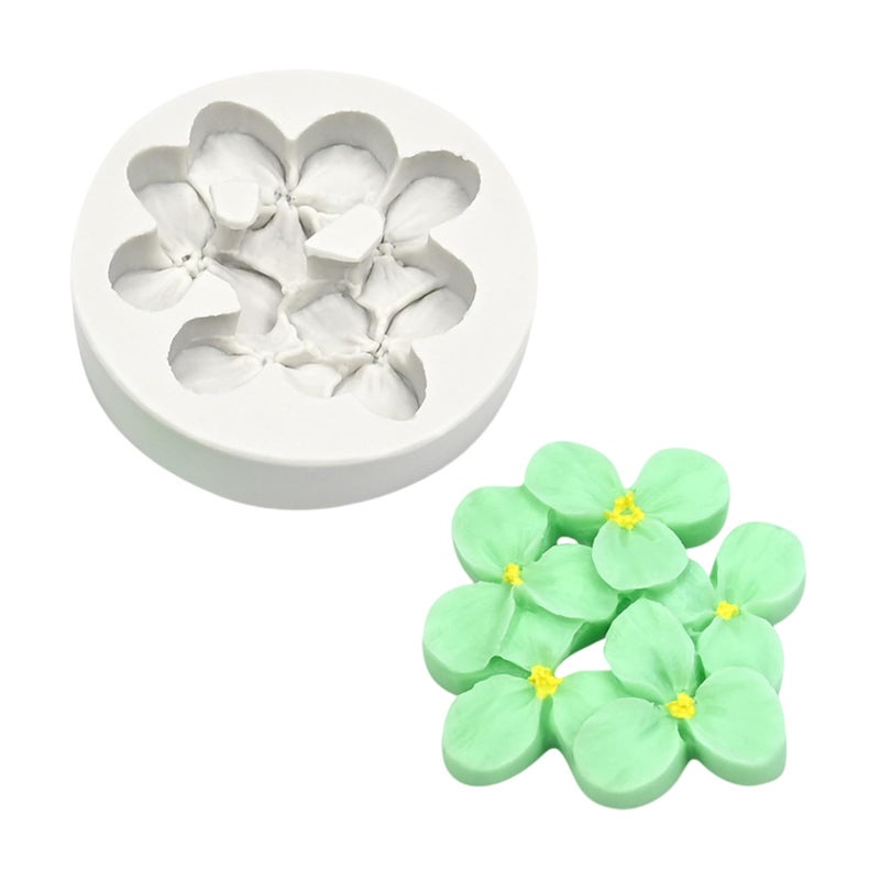 Hydrangea 3D Flower Silicone Mold For Cake Candy Soap Fondant Decoration - Image 4
