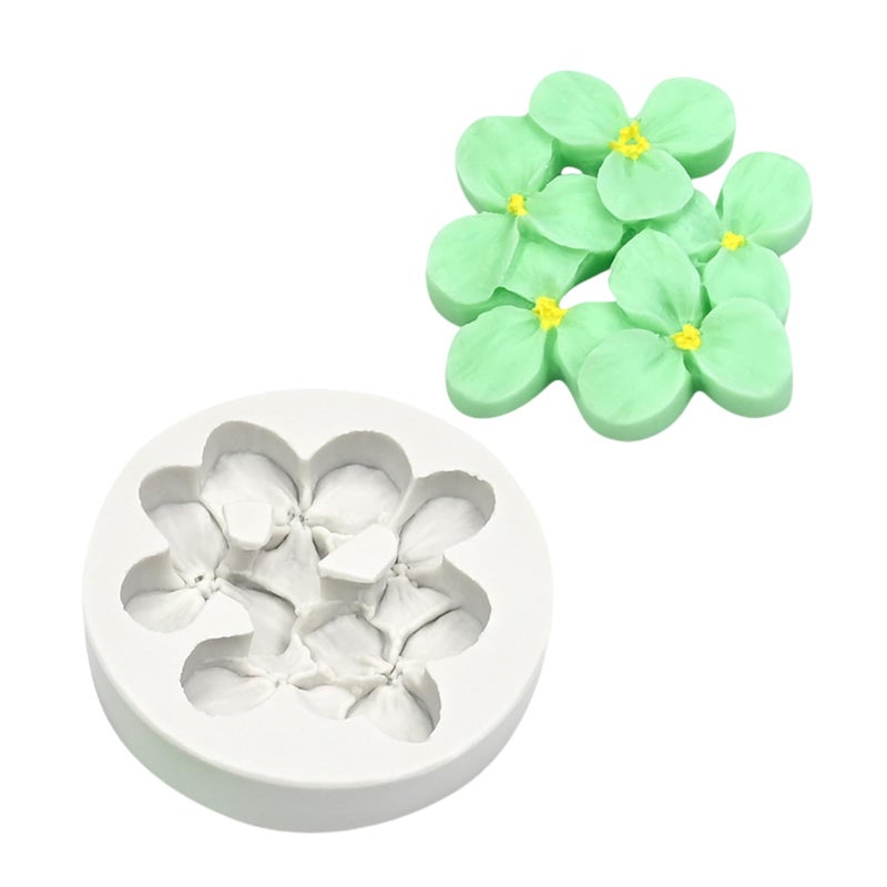 Hydrangea 3D Flower Silicone Mold For Cake Candy Soap Fondant Decoration - Image 2