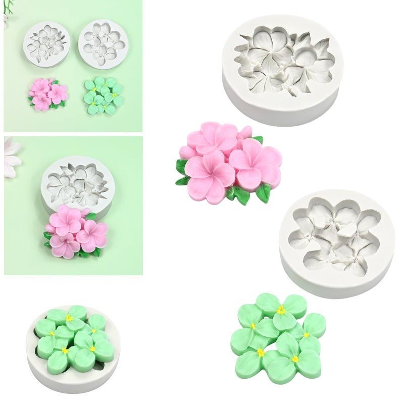 Hydrangea 3D Flower Silicone Mold For Cake Candy Soap Fondant Decoration - Image 3