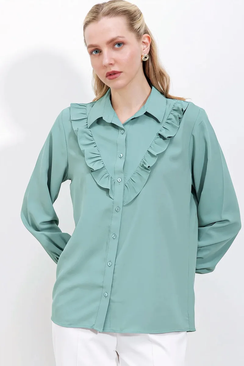 بيغ دارت BDART Ruffle Detailed Shirt