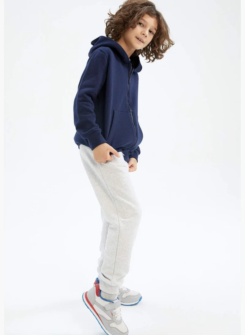ديفاكتو Slim Fit Zippered Joggers