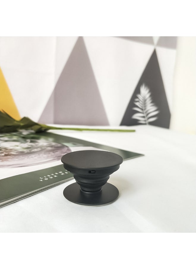 Generic - Cartoon Airbag Bracket Special-shaped Acrylic Printing Custom Desktop Lazy Telescopic Painted Epoxy Airbag Bracket-Color:Round Plane-Black (Environmentally Friendly Material)-Style:Bare Bracket (with Foam Glue At The Bottom) - Image 1