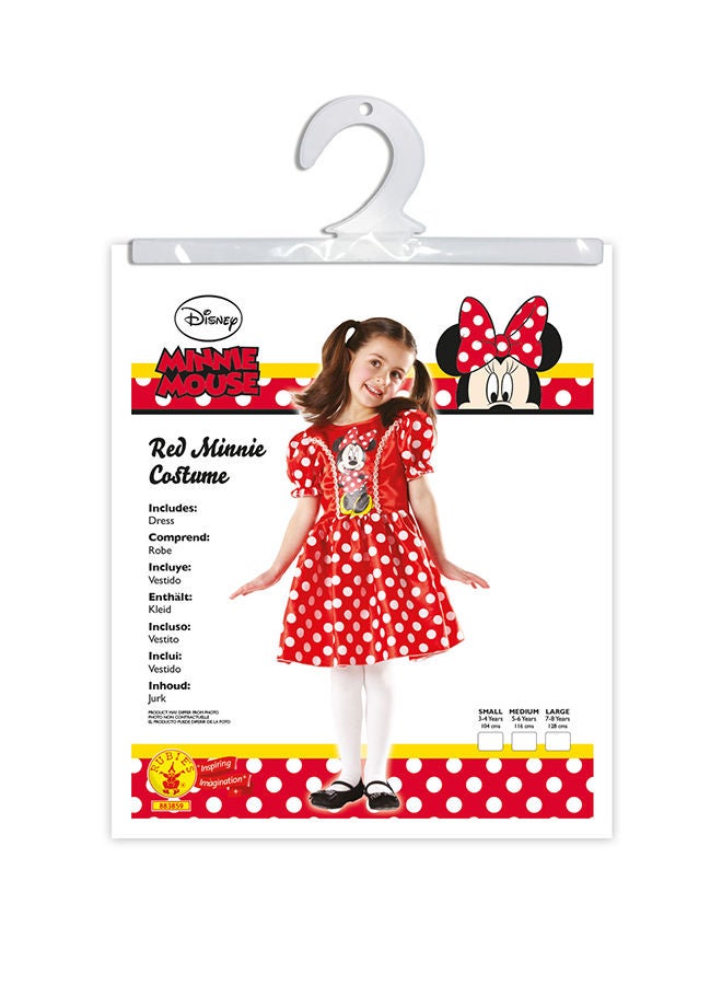 RUBIE'S Walt Disney Classic Minnie Mouse Red Dress  - Image 4