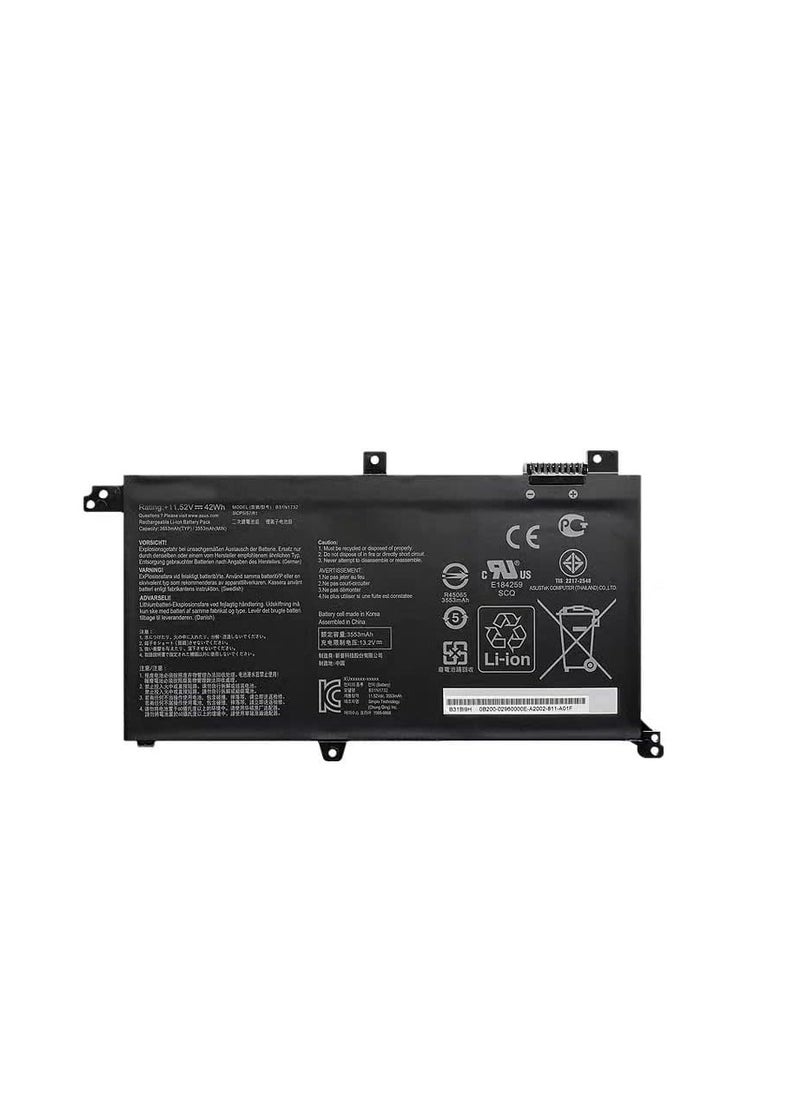 Terabyte - B31N1732 Battery 11.52V 42Wh Compatible with ASUS Vivobook S14 S430 X430 S430FA-EB021T S430UA-EB015T Series Notebook 0B200-02960400 0B200-02960000 3 ICP5/5 7/81 Notebook - Image 1