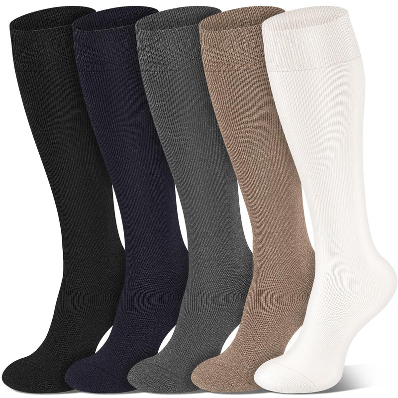 FuelMeFoot Warm Knee High Socks For Men - Thermal Cotton Socks For Hiking, Work, Winter, Gifts - Image 1