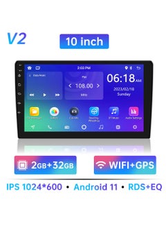 Car Audio Multimedia Player, Android Double Din Car Stereo,  10 Inch HD Touch Screen Car Radio Audio System With GPS Navigation for Hyundai Nissan Toyota Kia, (10Inch 2 32G ) - pzsku/Z79354454FDF1BA21E844Z/45/_/1707731273/55d41166-262e-40b8-84d3-e6f53c0f396b