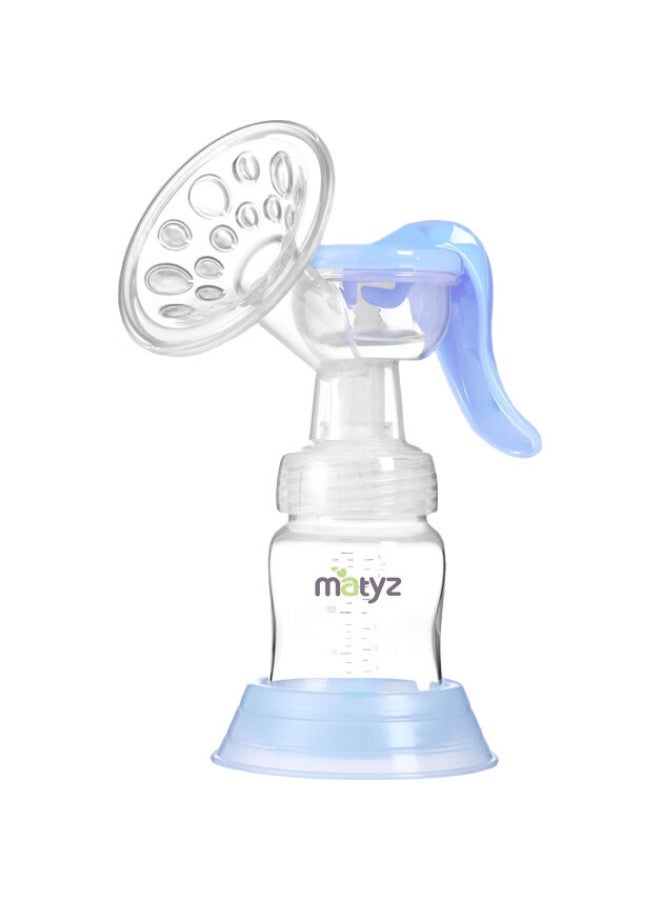 Matyz Manual Breast Pump, Portable Massage Breast Pump For Breast Milk, Mz-0919 Breast Pump - Image 1