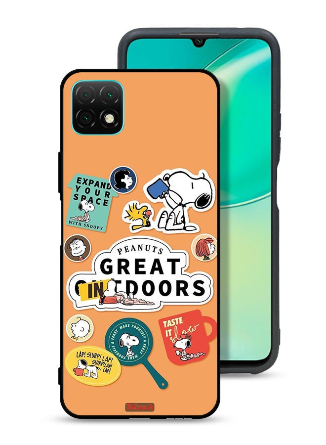 Tolwak Huawei nova Y60 Protective Case Cover Peanuts Stickers - Image 1