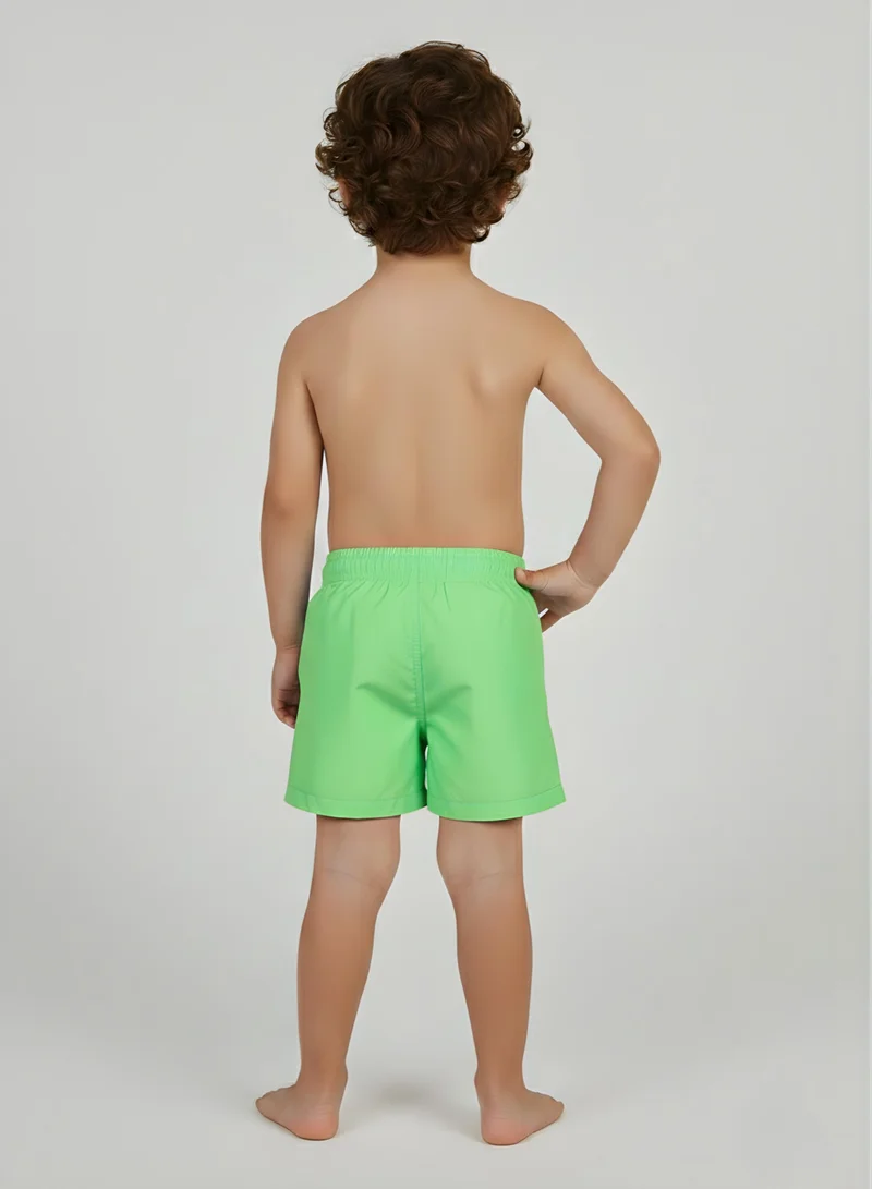 جاست نيتشر شورت سباحة أخضر فلوري للأولاد