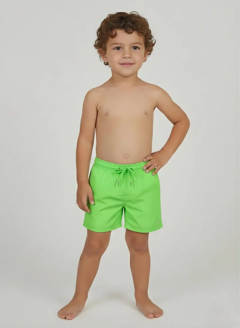جاست نيتشر شورت سباحة أخضر فلوري للأولاد