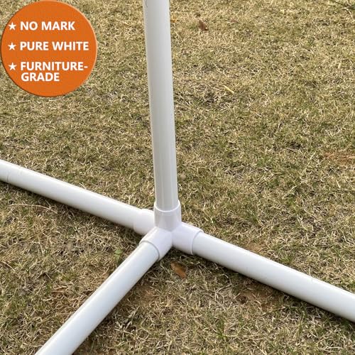 letsFix 1-1/4" PVC Fittings 4 Way (10-Pack) Furniture Grade, Elbow Connector, Heavy Duty for DIY Furniture, Frames, UV Resistant - Compatible with 1-1/4" Schedule 40 PVC Pipes‌ - Image 3
