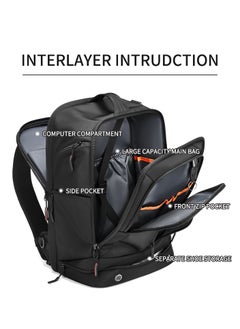 Skycare Skycare backpack, Travel Bag  Durable and Lightweight, LargeCapacity Oxford Cloth Crossbody  Ideal for men Travel  - Image 3